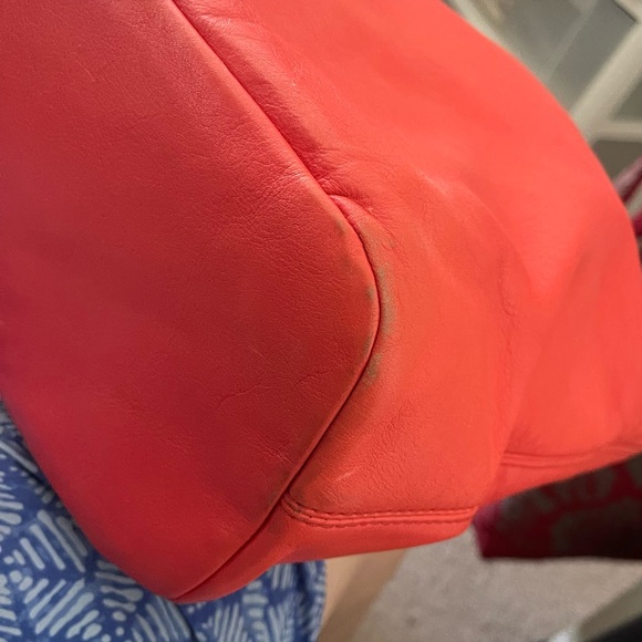 Coach Bright Coral Cammie Chain Tote - Picture 6 of 10